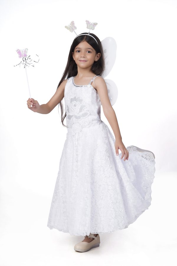 Princess Fairy Butterfly Pari Costume Dress for Kids Girls