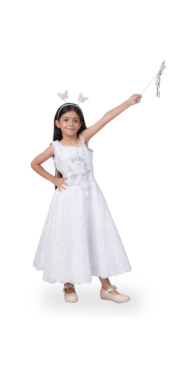 Princess Fairy Butterfly Pari Costume Dress for Kids Girls - Image 2