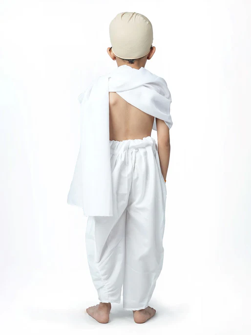 Mahatma Gandhi Father of the Nation Freedom Fighter Kids Fancy Dress | Mahatma Gandhi Costume for Kids - Image 2