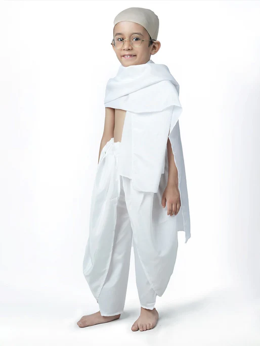 Mahatma Gandhi Father of the Nation Freedom Fighter Kids Fancy Dress | Mahatma Gandhi Costume for Kids