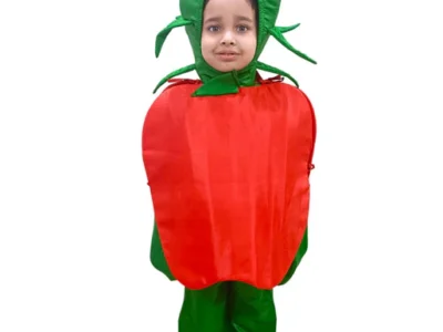 Red Apple Healthy Fruit Kids Fancy Dress Costume