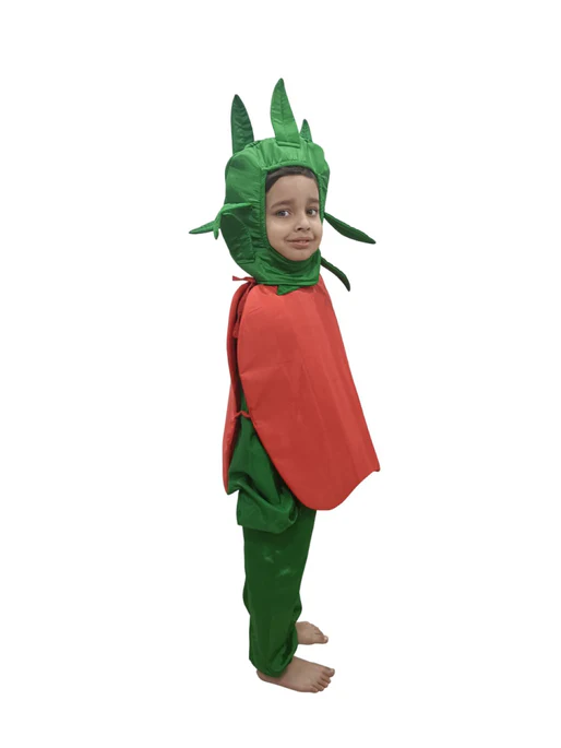 Red Apple Healthy Fruit Kids Fancy Dress Costume - Image 2