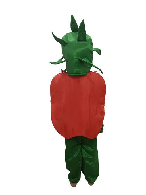 Red Apple Healthy Fruit Kids Fancy Dress Costume - Image 3