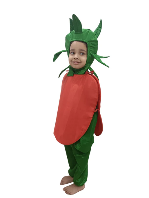 Red Apple Healthy Fruit Kids Fancy Dress Costume - Image 4