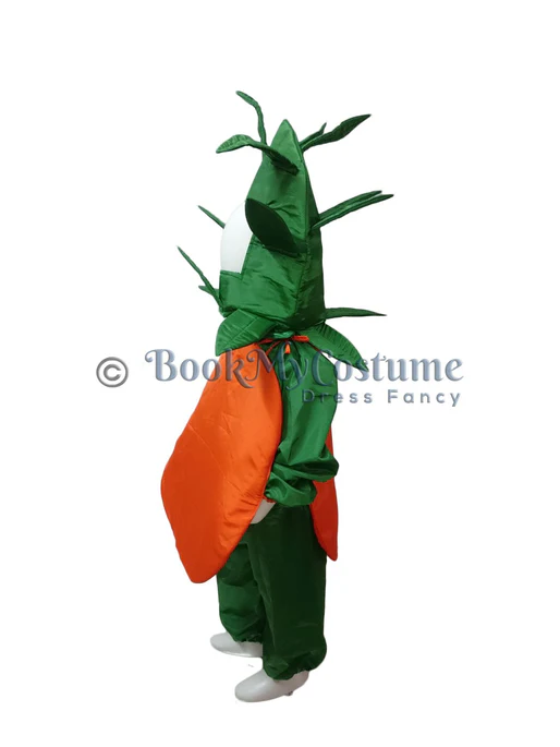 Orange Santra Kinnow Fruit Kids Fancy Dress Costume - Image 4