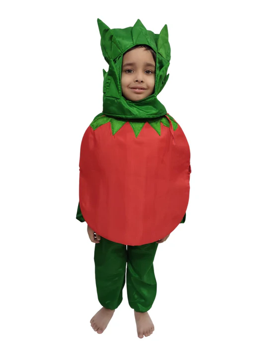 Tomato Vegetable Kids Fancy Dress Costume