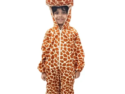 African Giraffe Tall Animal Kids Fancy Dress Costume