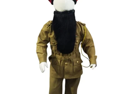 Pakistani Police Lookalike Kids Fancy Dress Costume With Beard