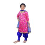 Punjabi Dress for Girls Traditional Folk Dance Costume for Kids - Image 2