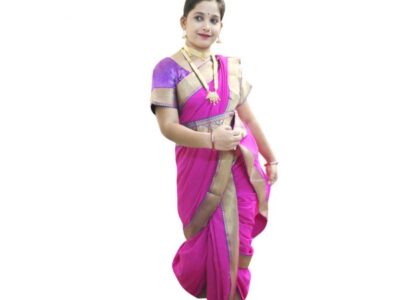 Marathi Traditional Dress for Girl – Kids Fancy Costume