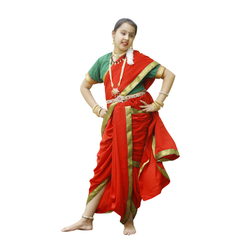 Marathi Lavani Dress for Girl – Kids Fancy Dress