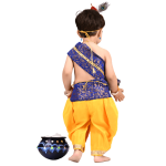 Krishna Dress for Baby Boy Kids Set of 10 Little Krishna Ji Kanha Janmasthmi Costume for Kids - Image 2